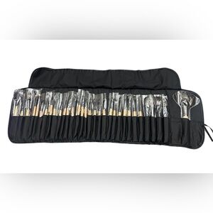 Yuwaku 34 Piece Makeup Brush SET - Travel MUA - Glam - Eyeshadow - Highlighter